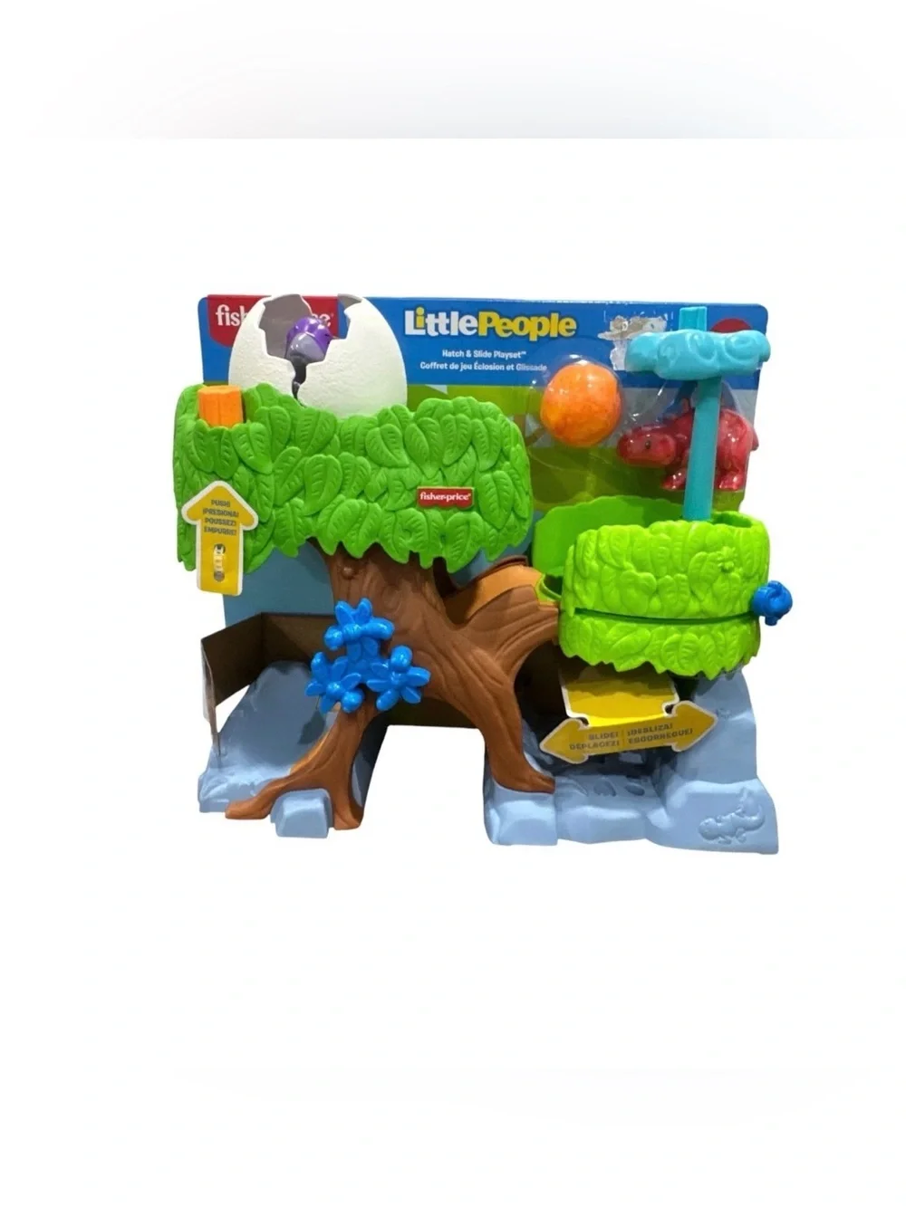 Fisher-Price Green Treehouse Dino Playset with Figures